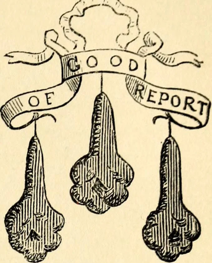 An illustration from The history of signboards : from the earliest times to the present day, 1870, leaf 189