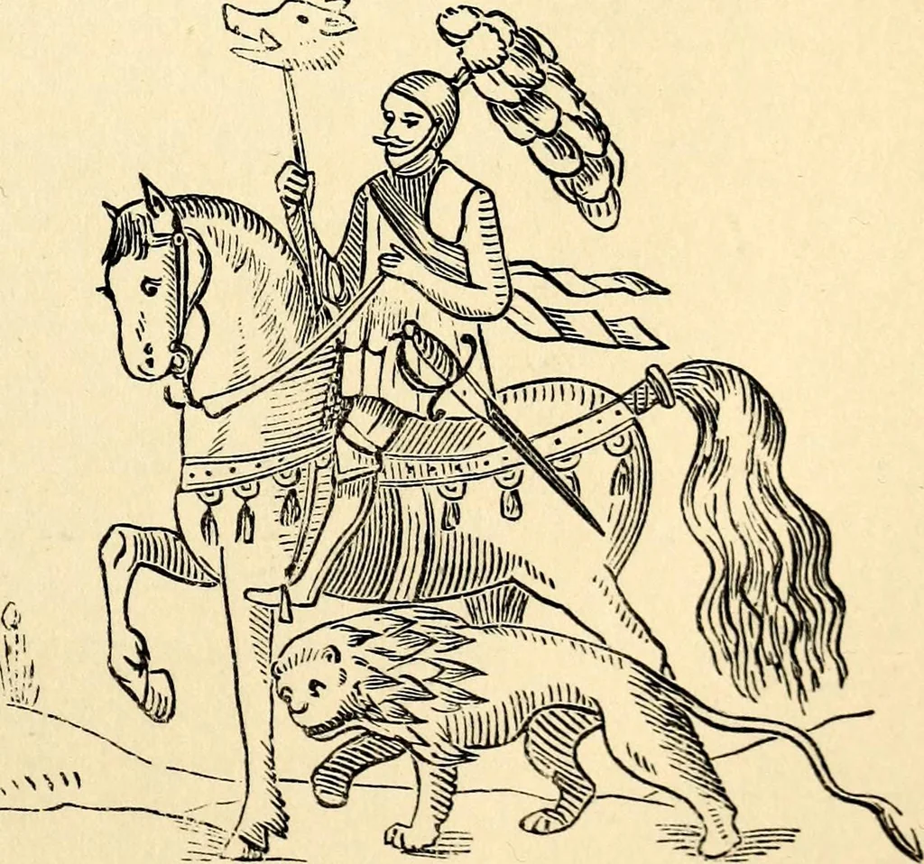 An illustration from The history of signboards : from the earliest times to the present day, 1870, leaf 223