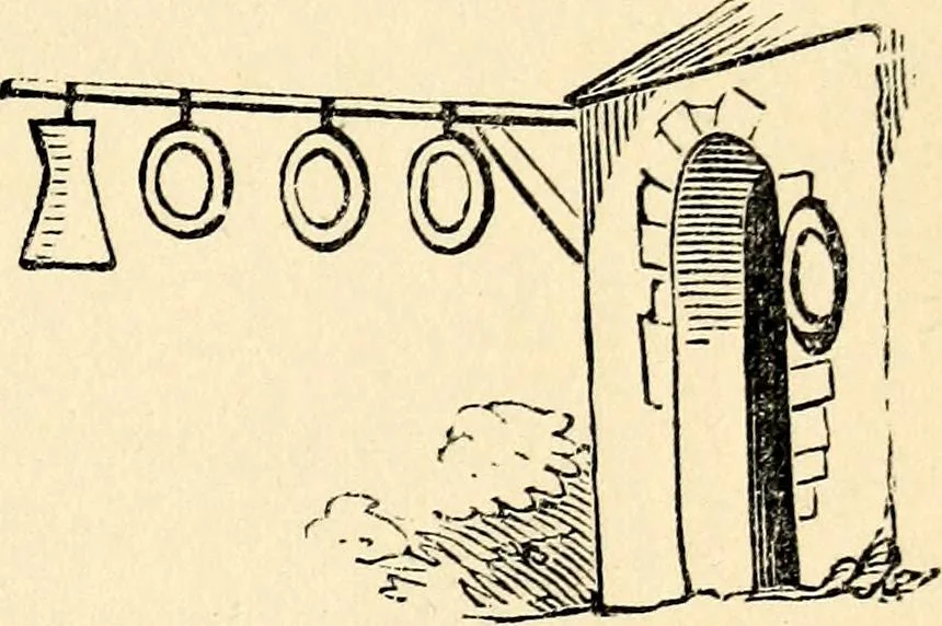 An illustration from The history of signboards : from the earliest times to the present day, 1870, leaf 33