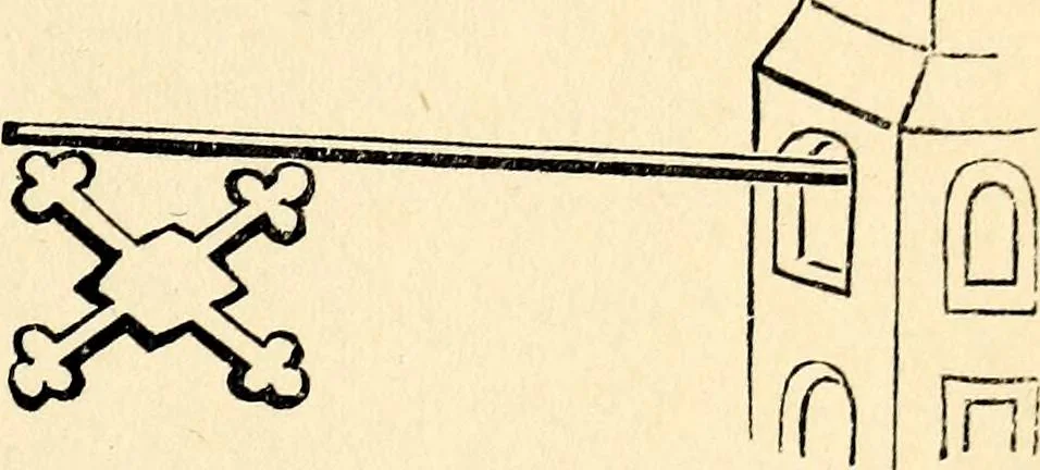 An illustration from The history of signboards : from the earliest times to the present day, 1870, leaf 33