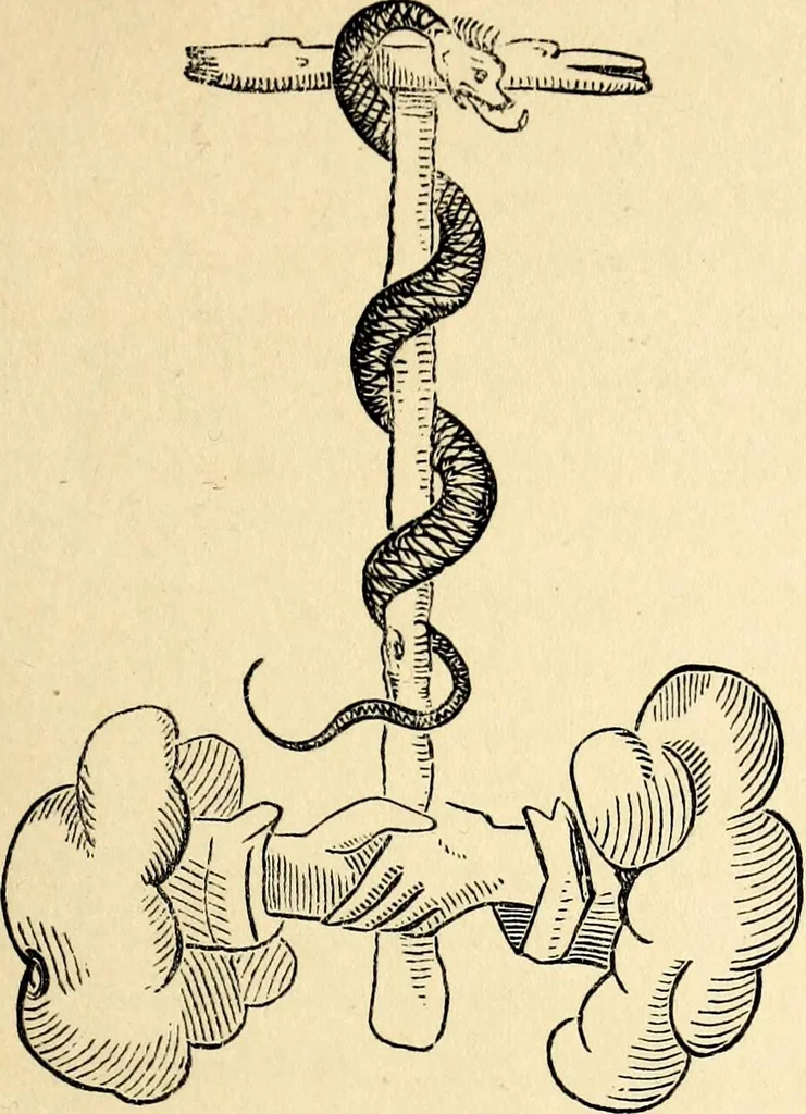 An illustration from The history of signboards : from the earliest times to the present day, 1870, leaf 393