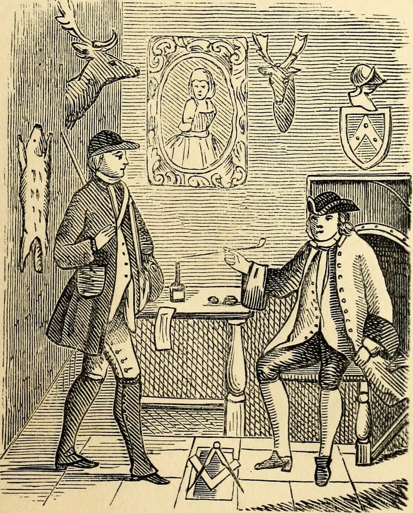 An illustration from The history of signboards : from the earliest times to the present day, 1870, leaf 393