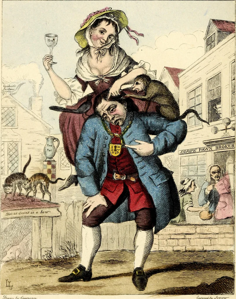 An illustration from The history of signboards : from the earliest times to the present day, 1870, leaf 4