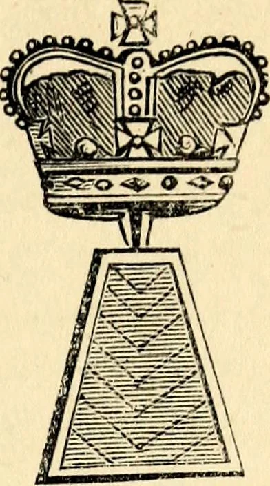 An illustration from The history of signboards : from the earliest times to the present day, 1870, leaf 427