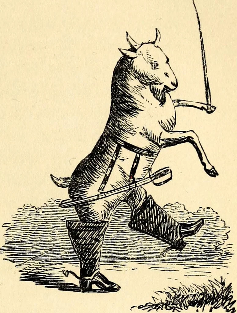 An illustration from The history of signboards : from the earliest times to the present day, 1870, leaf 461