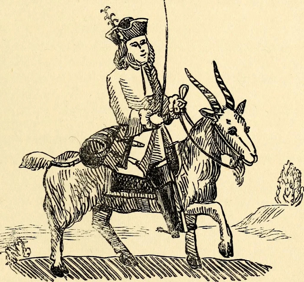 An illustration from The history of signboards : from the earliest times to the present day, 1870, leaf 563