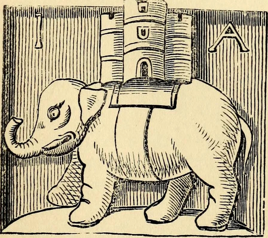 An illustration from The history of signboards : from the earliest times to the present day, 1870, leaf 563
