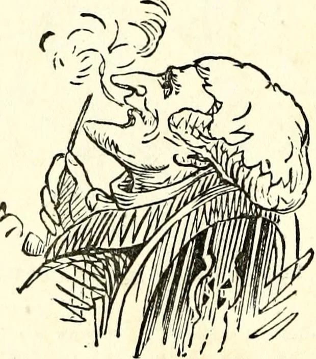 An illustration from The history of signboards : from the earliest times to the present day, 1870, leaf 590