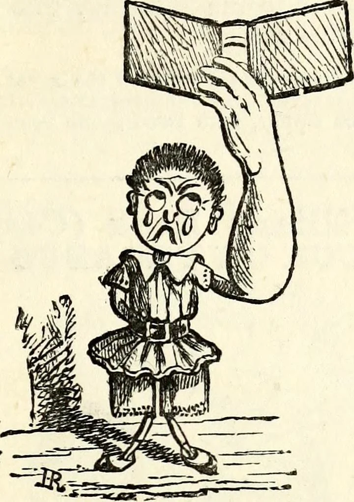 An illustration from The history of signboards : from the earliest times to the present day, 1870, leaf 595