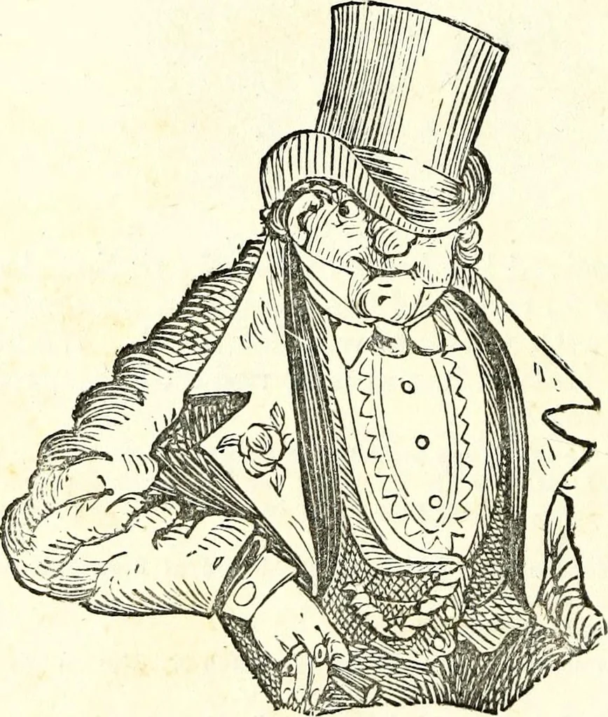 An illustration from The history of signboards : from the earliest times to the present day, 1870, leaf 598