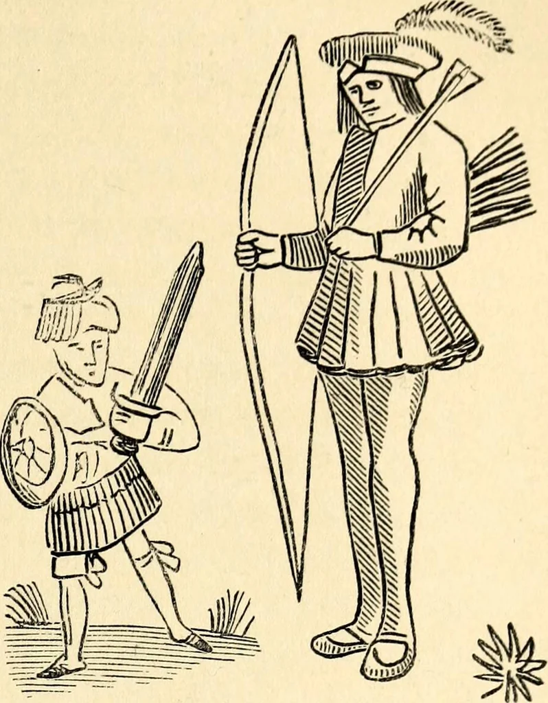 An illustration from The history of signboards : from the earliest times to the present day, 1870, leaf 69