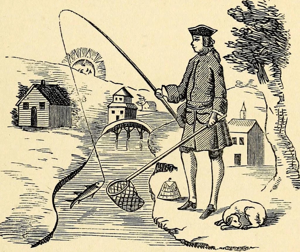 An illustration from The history of signboards : from the earliest times to the present day, 1870, leaf 87