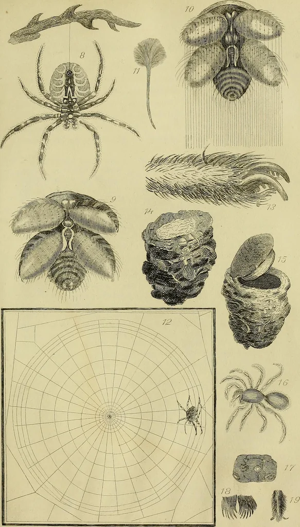 An illustration from The history of silk, cotton, linen, wool, and other fibrous substances;, 1845, leaf 208
