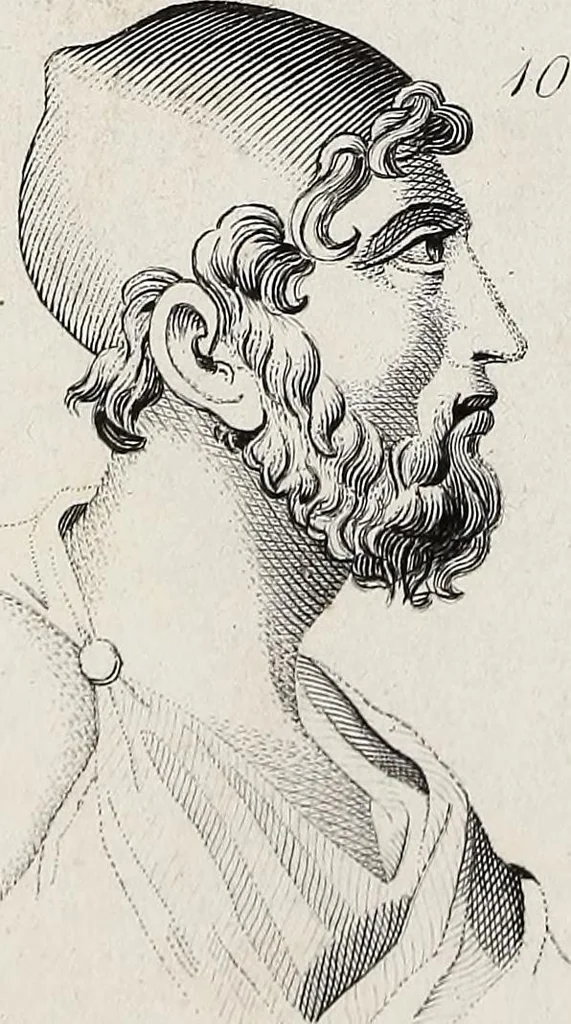 An illustration from The history of silk, cotton, linen, wool, and other fibrous substances : including observations on spinning, dyeing, and weaving : also an account of the pastoral life of the ancients, their social state and attainments in the domestic arts : with appendices on Pliny's Natural history, on the origin and manufacture of linen and cotton paper, on felting, netting, &c., deduced from copious and authentic sources, 1845, leaf 451