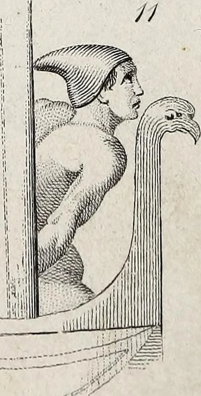 An illustration from The history of silk, cotton, linen, wool, and other fibrous substances : including observations on spinning, dyeing, and weaving : also an account of the pastoral life of the ancients, their social state and attainments in the domestic arts : with appendices on Pliny's Natural history, on the origin and manufacture of linen and cotton paper, on felting, netting, &c., deduced from copious and authentic sources, 1845, leaf 451