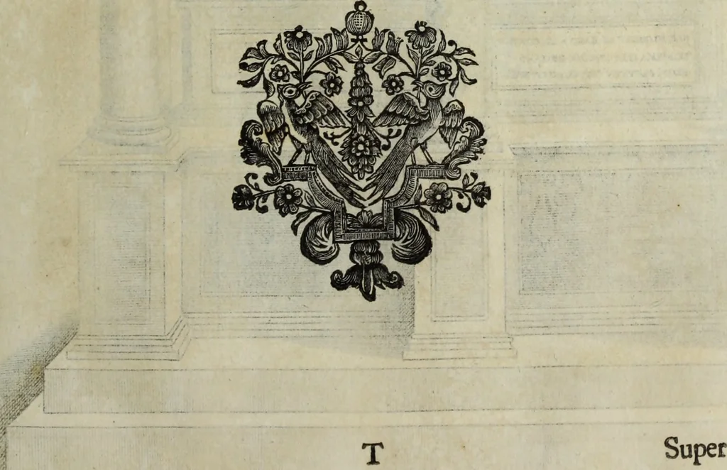 An illustration from The history of St. Paul's Cathedral in London, from its foundation ... : beautified with sundry prospects of the old fabrick, which was destroyed by the fire of that city, 1666 : as also with the figures of the tombs and monuments therein, which were all defaced in the late rebellion : whereunto is added, a continuation thereof, setting forth what was done in the structure of the new church, to the year 1685 : likewise, an historical account of the northern cathedrals, and chief collegiate churches in the province of York, 1716, leaf 118