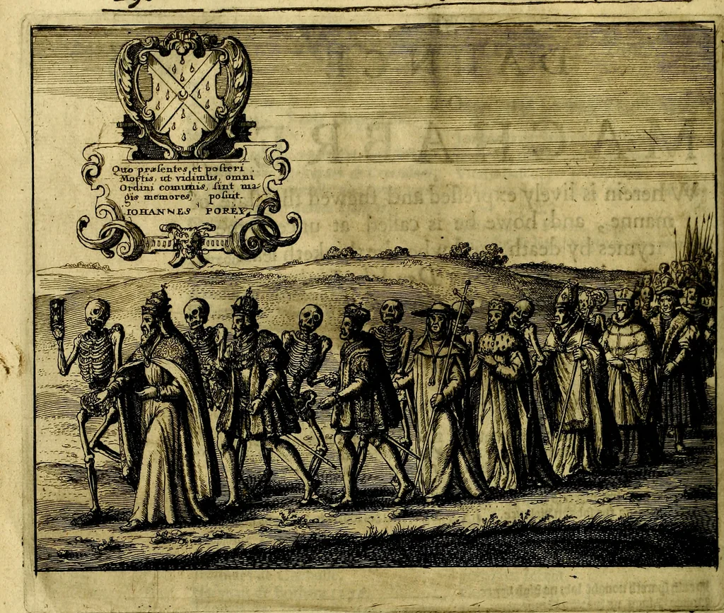An illustration from The history of St. Pauls cathedral in London, from its foundation untill these times: extracted out of originall charters. records. leiger books, and other manuscripts. Beautified with sundry prospects of the church, figures of tombes, and monuments, 1658, leaf 323