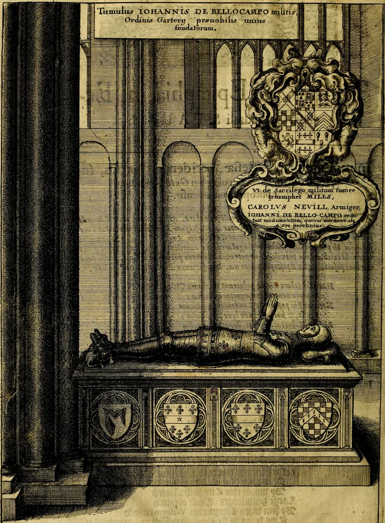 An illustration from The history of St. Pauls cathedral in London, from its foundation untill these times: extracted out of originall charters. records. leiger books, and other manuscripts. Beautified with sundry prospects of the church, figures of tombes, and monuments, 1658, leaf 73