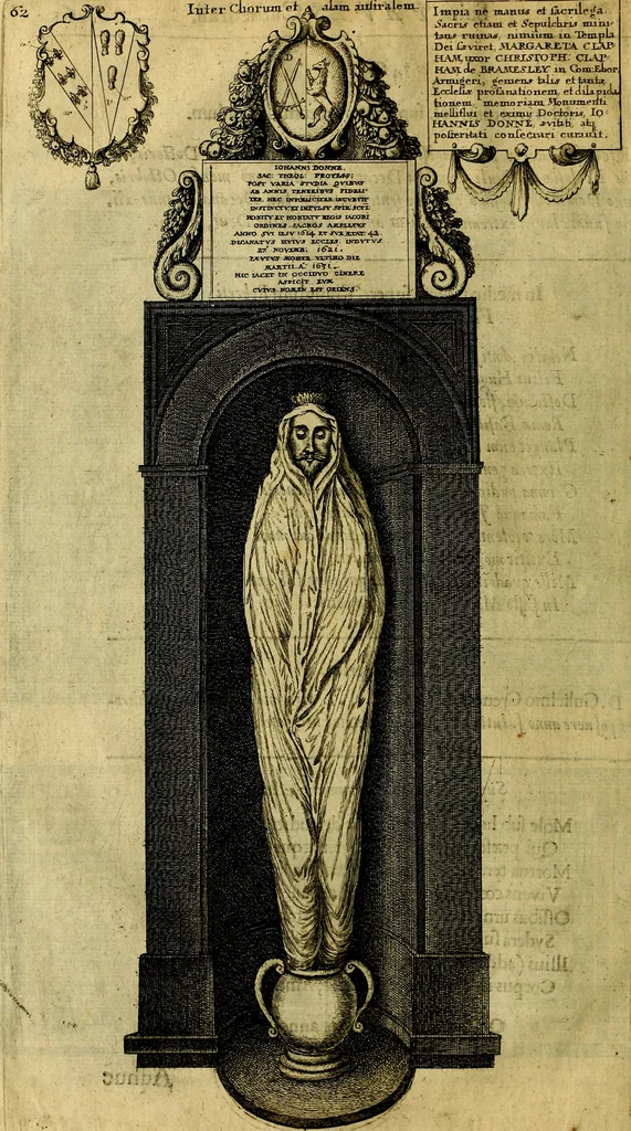 An illustration from The history of St. Pauls cathedral in London, from its foundation untill these times: extracted out of originall charters. records. leiger books, and other manuscripts. Beautified with sundry prospects of the church, figures of tombes, and monuments, 1658, leaf 83
