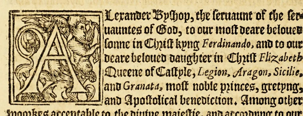 An illustration from The history of trauayle in the VVest and East Indies, and other countreys lying eyther way, towardes the fruitfull and ryche Moluccaes. : ... VVith a discourse of the Northwest passage., 1577, leaf 932