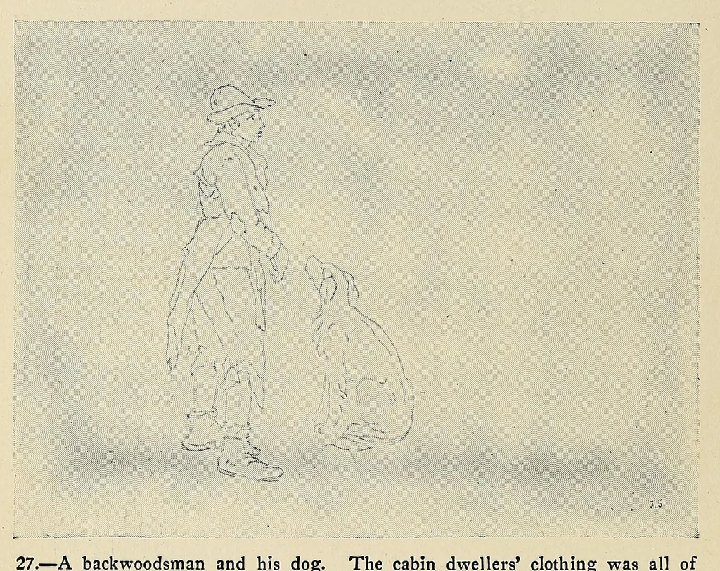 An illustration from A history of travel in America : showing the development of travel and transportation from the crude methods of the canoe and the dog-sled to the highly organized railway systems of the present, together with a narrative of the human experiences and changing social conditions that accompanied this economic conquest of the continent, 1915, leaf 164