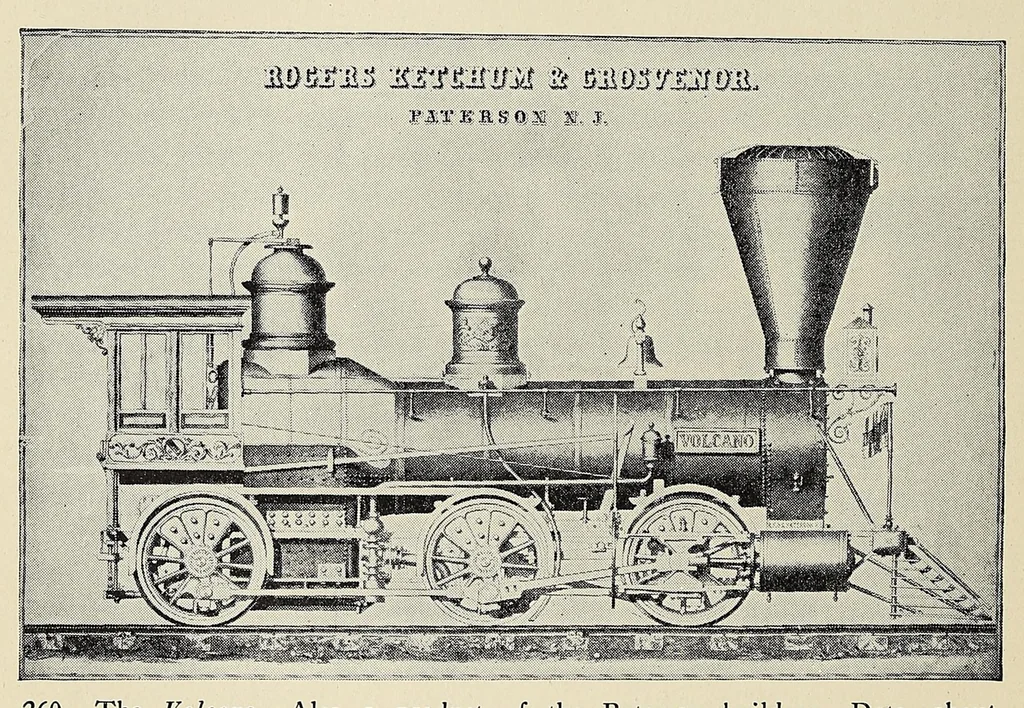 An illustration from A history of travel in America : showing the development of travel and transportation from the crude methods of the canoe and the dog-sled to the highly organized railway systems of the present, together with a narrative of the human experiences and changing social conditions that accompanied this economic conquest of the continent, 1915, leaf 170