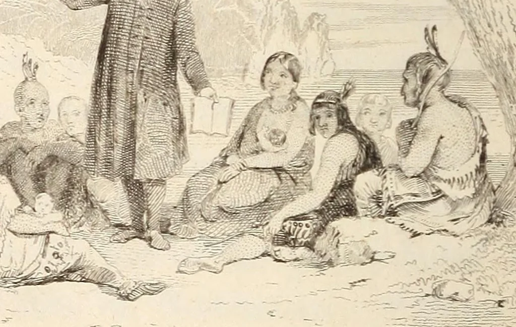 An illustration from History of the United States from the discovery of the American continent, 1842, leaf 116