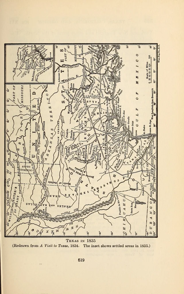 An illustration from A history of the United States, 1905, leaf 531