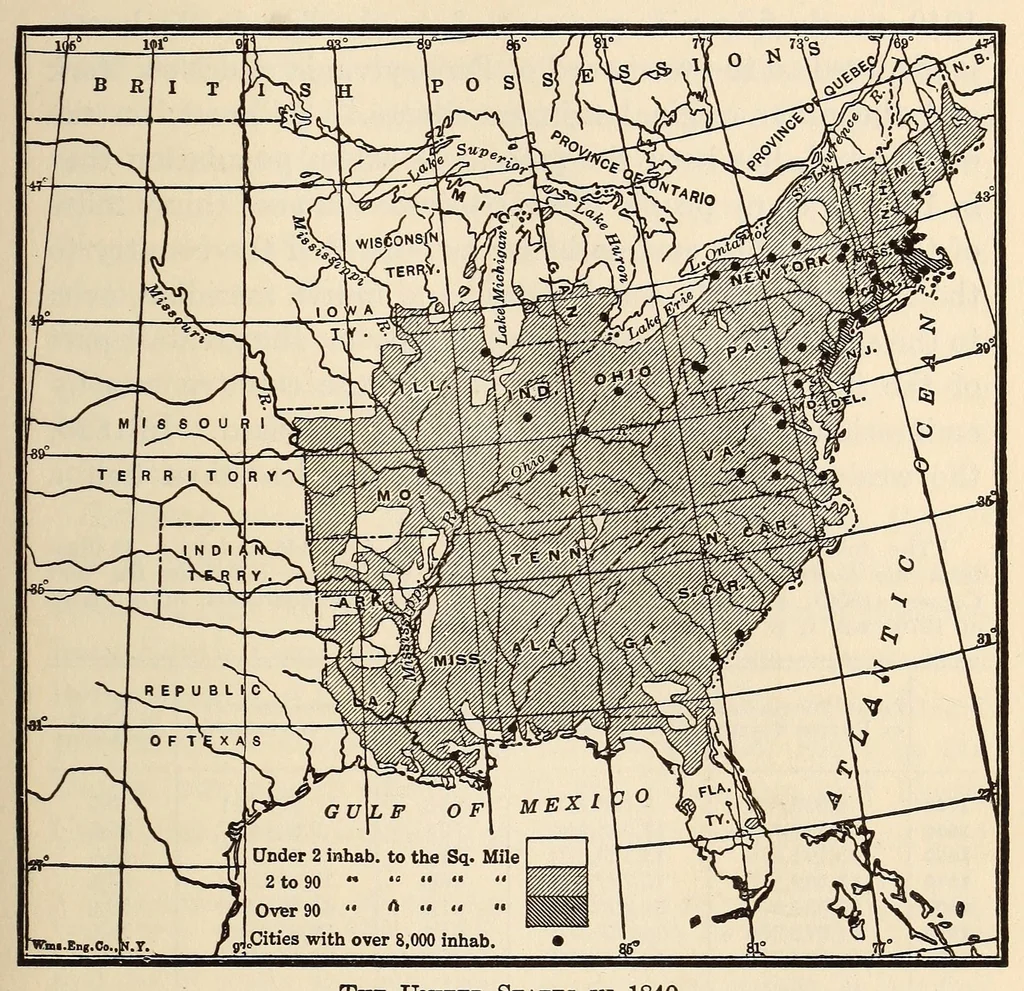An illustration from A history of the United States, 1905, leaf 59