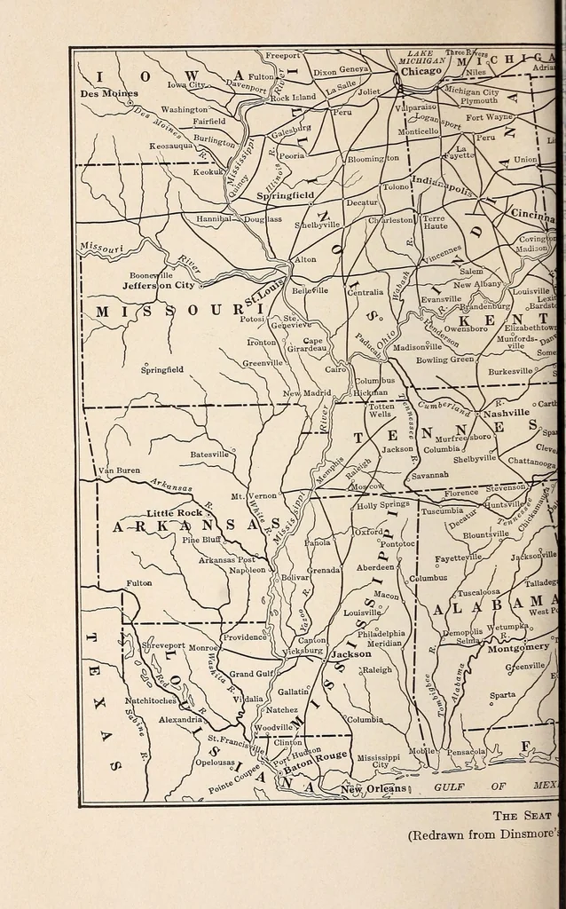 An illustration from A history of the United States, 1905, leaf 460