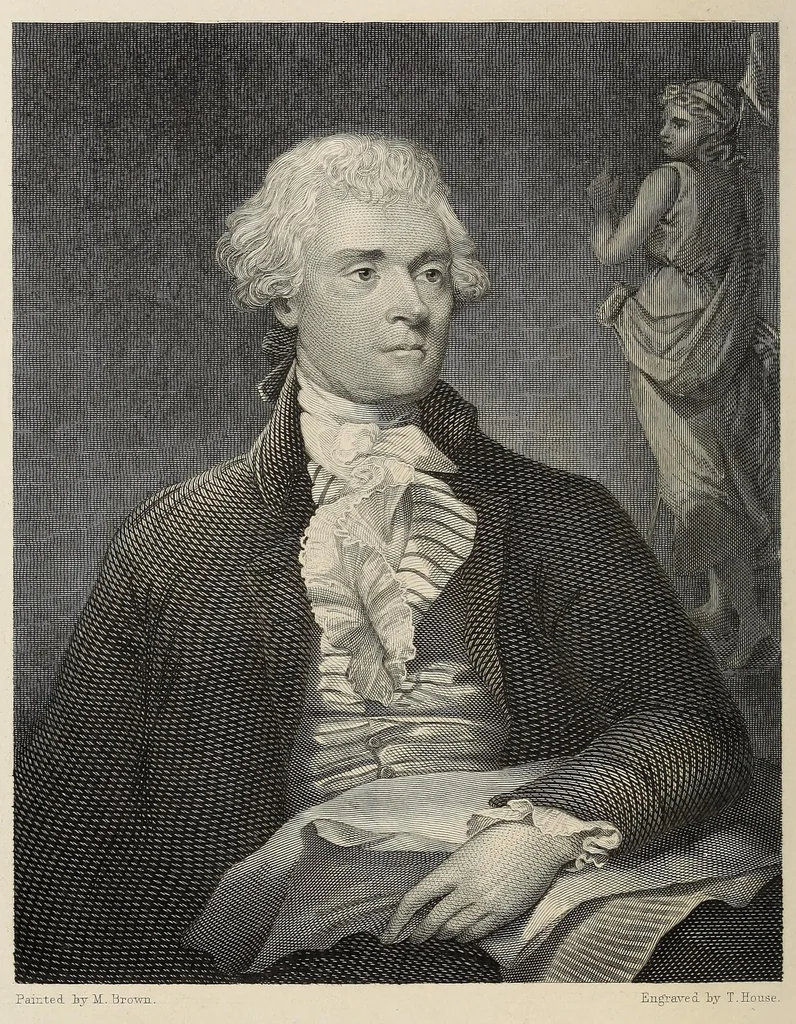 An illustration from History of the United States from the discovery of the American continent, 1842, leaf 8
