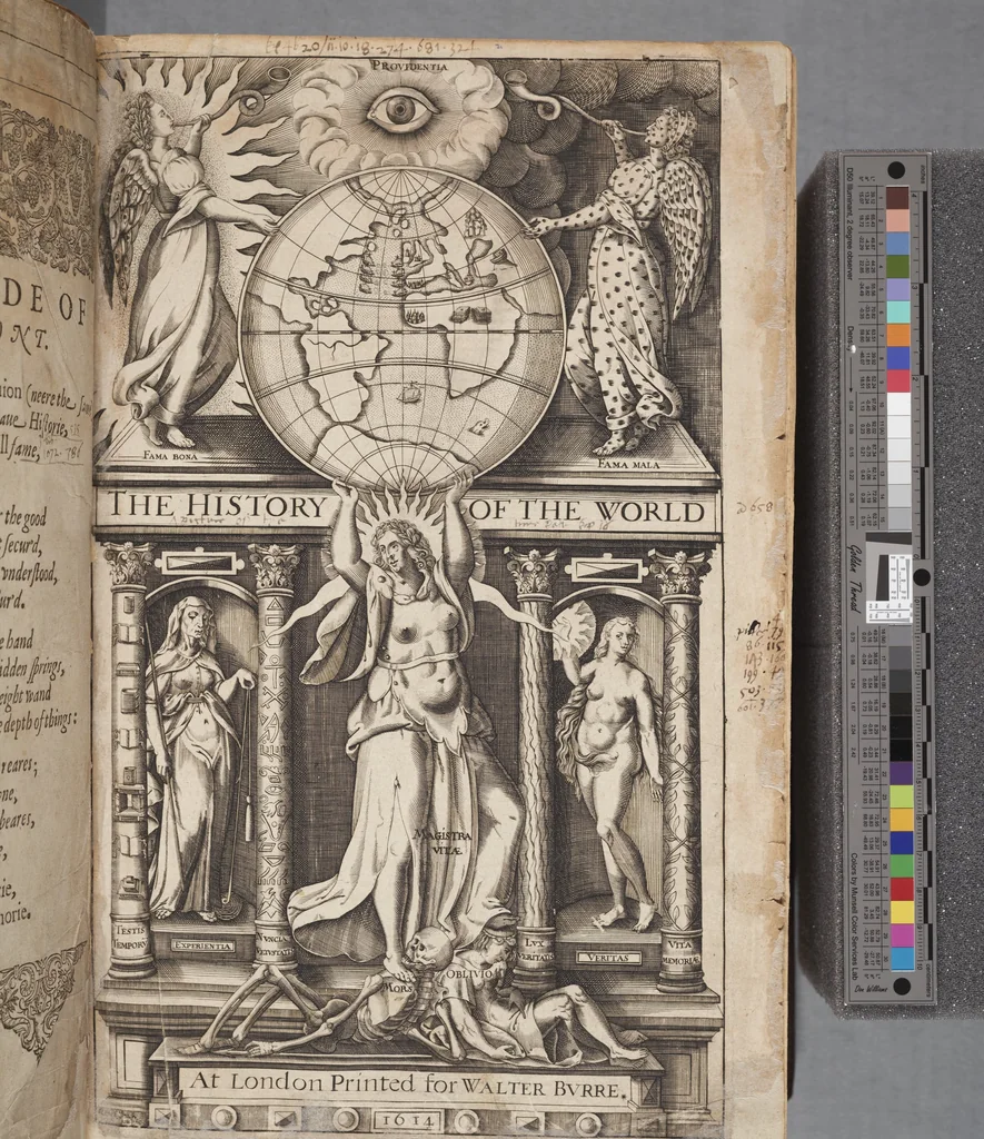 An illustration from The history of the world, 1614, leaf 10