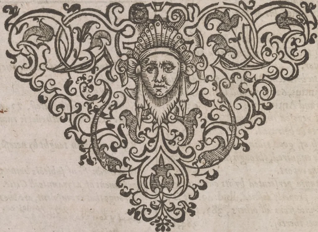An illustration from The history of the world, 1614, leaf 1619