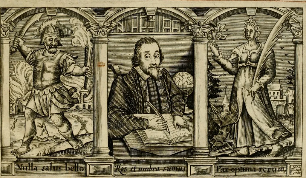 An illustration from The history of the world: : the second part, in six books: being a continuation of the famous History of Sir Walter Raleigh... beginning where he left; viz. at the end of the Macedonian kindom, and deduced to these later-times; that is, from the year of the world 3806, or 160 years before Christ, till the end of the year 1640. after Christ:, 1652, leaf 8