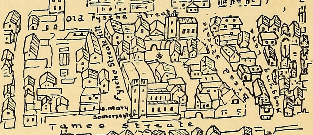 An illustration from History of the Worshipful Company of Glaziers of the City of London, otherwise the Company of Glaziers and Painters of Glass, 1918, leaf 55