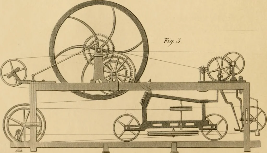 An illustration from History of the worsted manufacture in England, from the earliest times; with introductory notices of the manufacture among the ancient nations, and during the middle ages, 1857, leaf 367