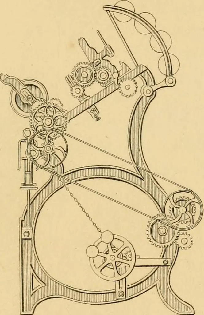 An illustration from History of the worsted manufacture in England, from the earliest times; with introductory notices of the manufacture among the ancient nations, and during the middle ages, 1857, leaf 606
