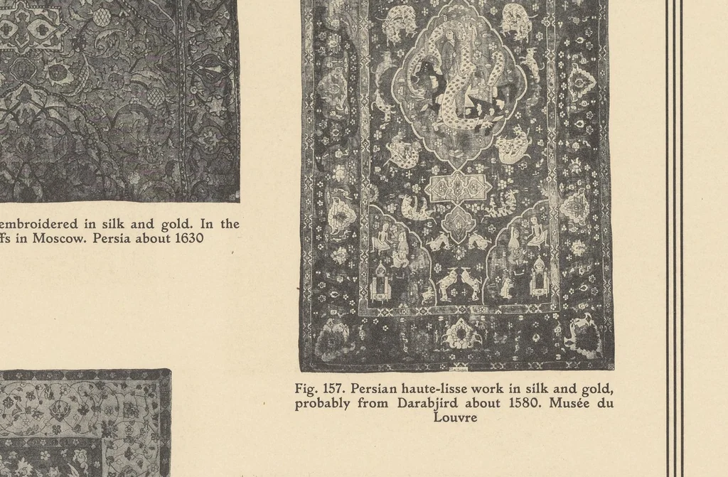 An illustration from A history of oriental carpets before 1800, 1908, leaf 75