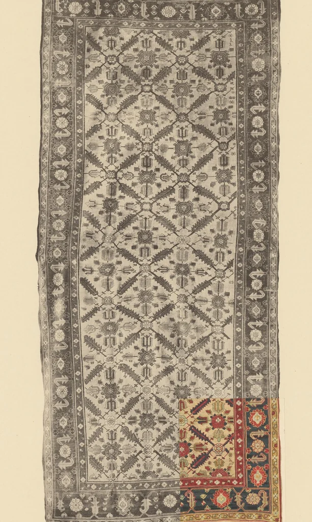 An illustration from A history of oriental carpets before 1800, 1908, leaf 10