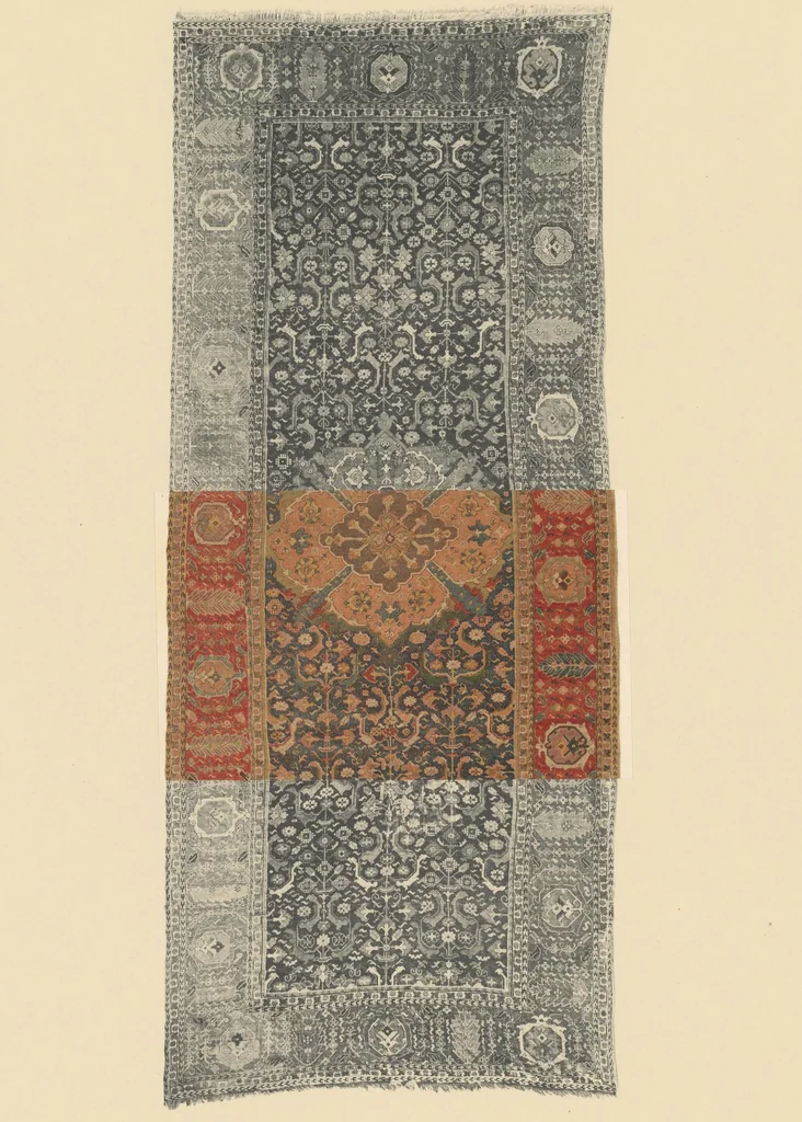 An illustration from A history of oriental carpets before 1800, 1908, leaf 18