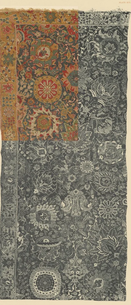 An illustration from A history of oriental carpets before 1800, 1908, leaf 3