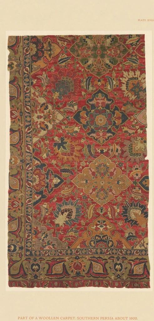 An illustration from A history of oriental carpets before 1800, 1908, leaf 5