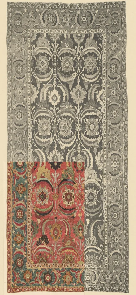 An illustration from A history of oriental carpets before 1800, 1908, leaf 9