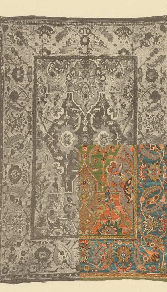 An illustration from A history of oriental carpets before 1800, 1908, leaf 12