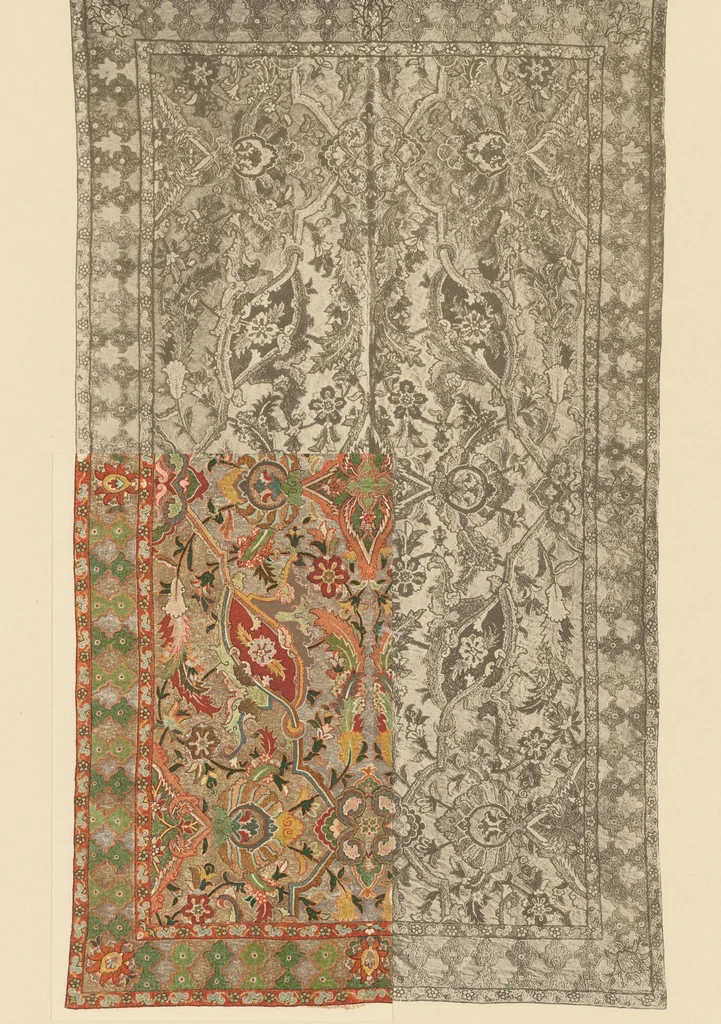 An illustration from A history of oriental carpets before 1800, 1908, leaf 14