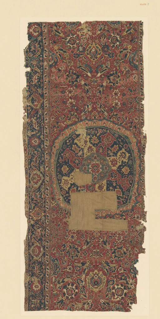 An illustration from A history of oriental carpets before 1800, 1908, leaf 5