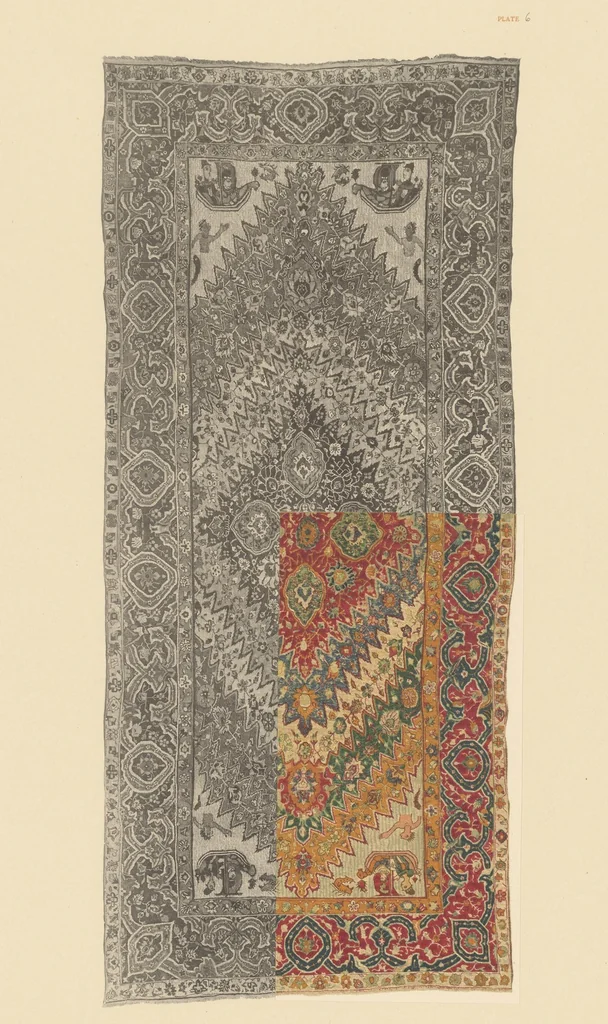 An illustration from A history of oriental carpets before 1800, 1908, leaf 8