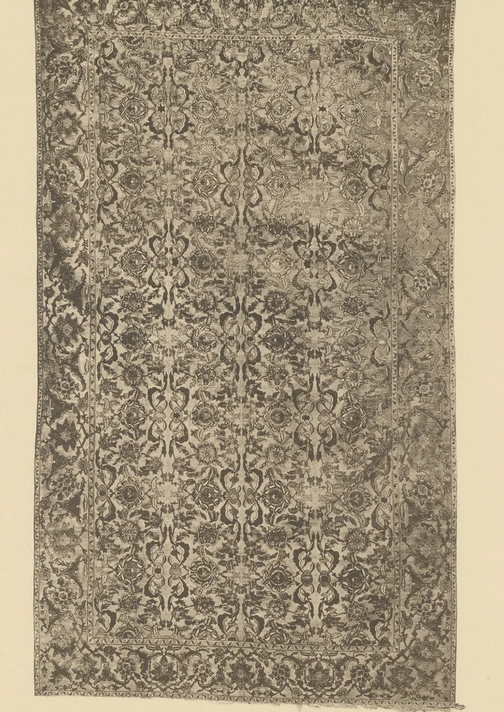 An illustration from A history of oriental carpets before 1800, 1908, leaf 9