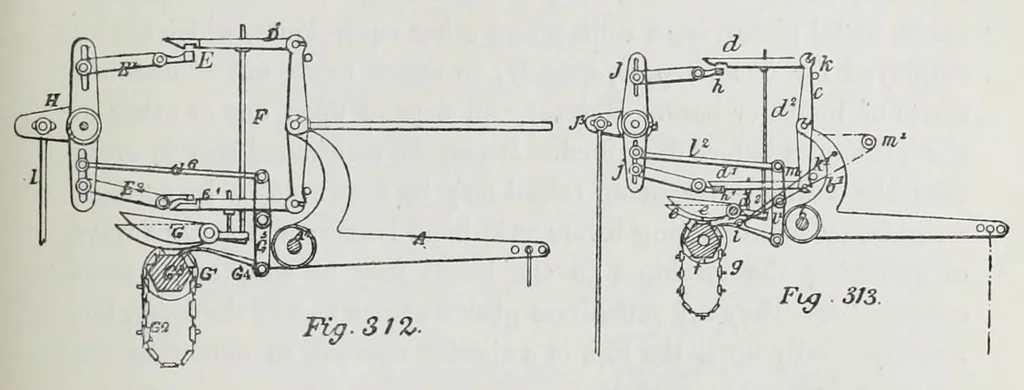 An illustration from The history and principles of weaving by hand and by power : reprinted, with considerable additions, from "Engineering," with a chapter on lace-making machinery, reprinted from the "Journal of the Society of Arts", 1878, leaf 301