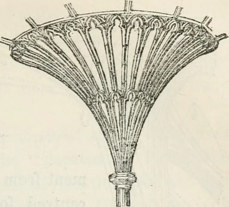 An illustration from The history and rudiments of architecture; embracing, I. The orders of architecture; II. Architectural styles of various countries; III. The nature and principles of design in architecture; and, IV. An accurate and complete glossary of architectural terms .., 1853, leaf 228